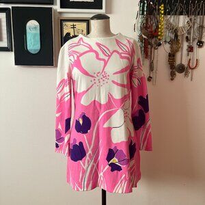 Vintage Vera 1960s mod floral dress - RARE